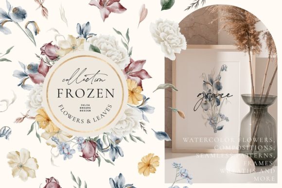 Frozen Flowers Watercolor Collection: A Designer’s Honest Review