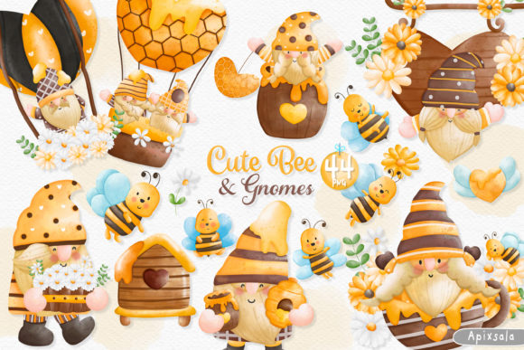 Watercolor Bee Gnome Clipart: A Designer’s Review for Branding and Creative Projects