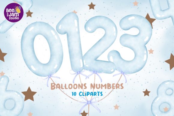 Watercolor Blue Balloons Number & Fonts Illustrations: A Seller’s Practical Review