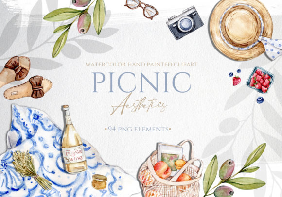 Watercolor Gentle Flowering Clipart: Soft Illustrations for Local Brand Charm