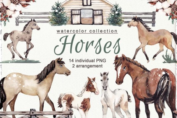 Watercolor Horses Animal Clipart: A Practical Review for Etsy & Print-on-Demand Sellers