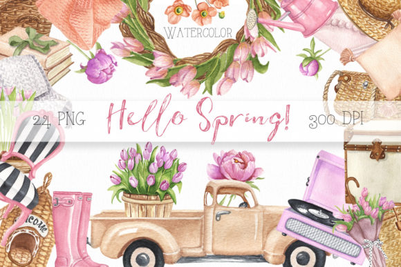 Watercolor Spring Decor Clipart for Crafting: A Handmade Seller’s Honest Review